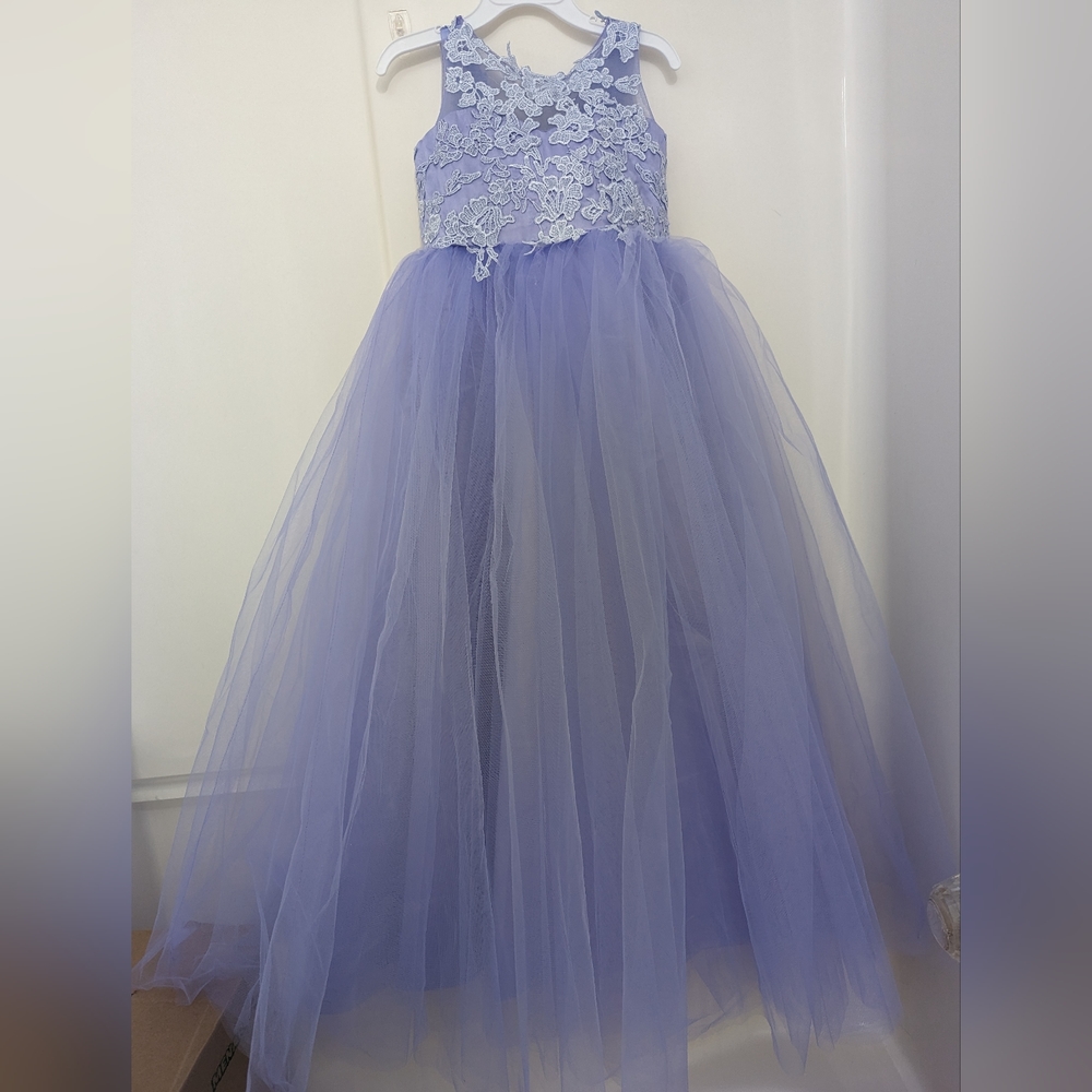 Lilac Flower girl Fancy Dress
